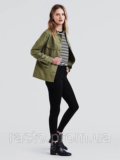 Жіночі чорні джинси скіні LEVIS 720 High-rise Super Skinny W25, W30L Л 720чер фото