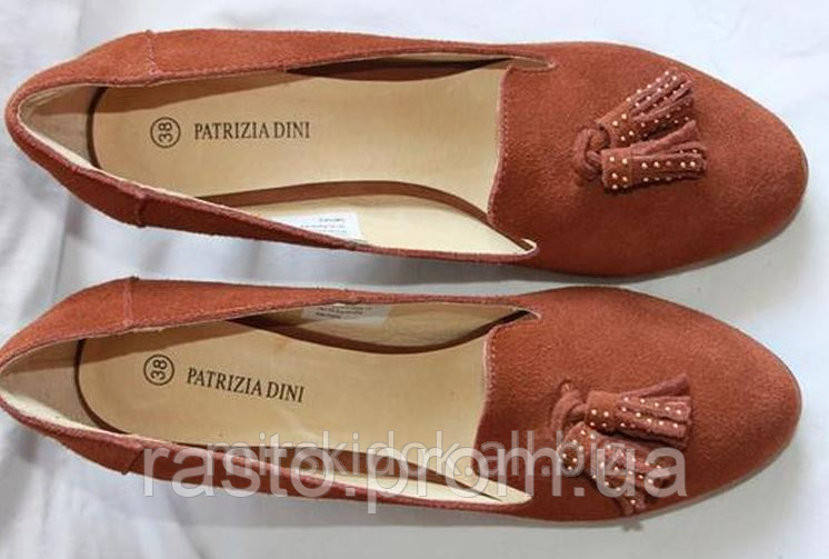 Удобные замшевые туфли лоферы Patrizia Dini 37,38 492408492 фото