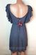 Синее легкое платье baby doll RARE Англия подросток хс, с распродажа 1009818277 фото 4