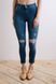 Женские джинсы с высокой посадкой LEVIS hight rise 721 синие дратые W25 L721dir фото 3