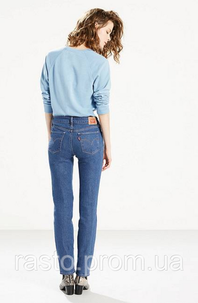 Женские джинсы Levis demi curve mid rise slim W25 L30 дудочки 656305547 фото