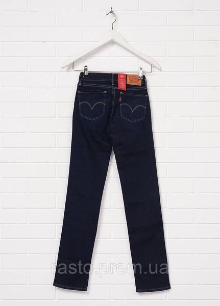 Женские темносиние джинсы LEVIS 714 straight W23 L32 инновационный стрейч 1394065570 фото