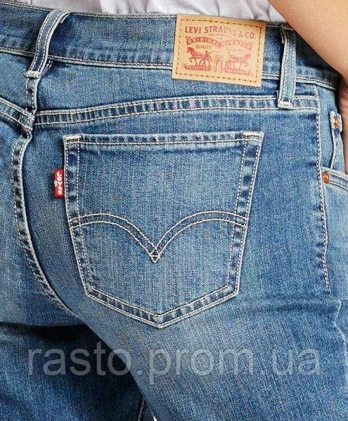 Женские джинсы Levis demi curve mid rise slim W25 L30 дудочки 656305547 фото