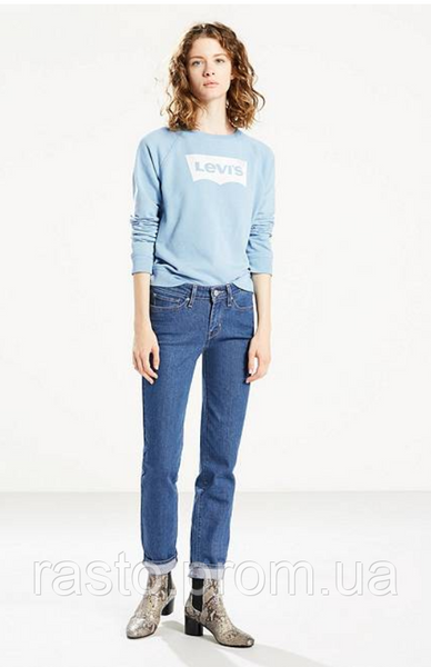 Женские джинсы Levis slight curve mid rise slim W25 L30 дудочки 656305548 фото