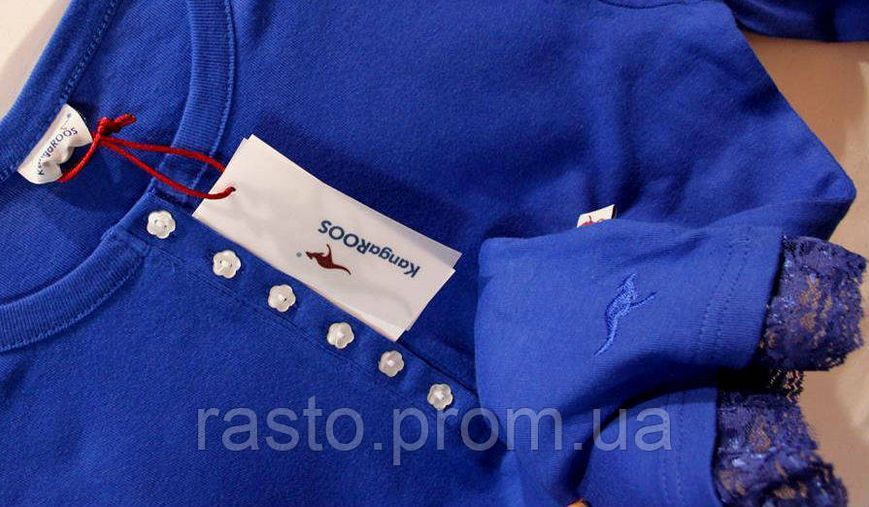 Kangaroos брендовый лонгслив реглан хлопок кружевом по суперцене Германи 492408149 фото