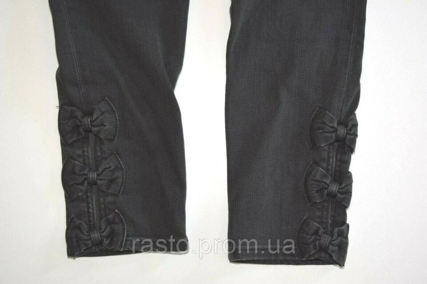 Женски джинсы LEVIS 721 скульптор скинни с высокой посадкой W27 оригинал США. Темносерые с бантиками . L721 bantik фото
