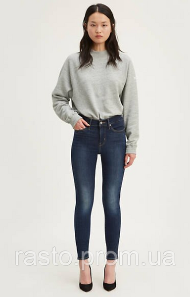 Женские джинсы LEVIS 310 shaping super skinny темносиние классика W27L30 . Формирующая фигуру серия Л310син фото