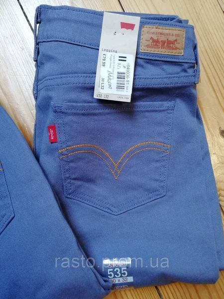Джинсы Levis 535 legginns superskinny редкая модель! Сиреневые W30 Л535 сирен фото