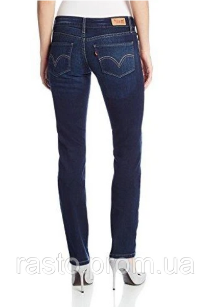 Женские подростковые джинсы LEVIS 524 straiht W24 L32 (размер 0) . Л22 фото