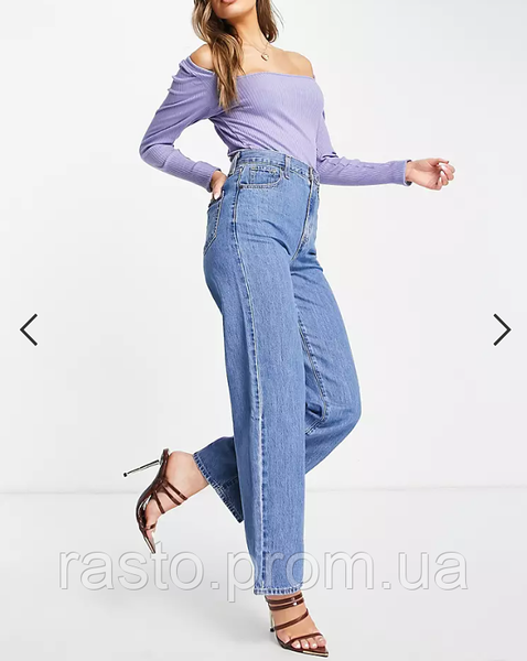 Женские джинсы Levi's High Waisted Straight Jeans, модель A00920009, цвет голубой, размер W32L29 LevStr5 фото
