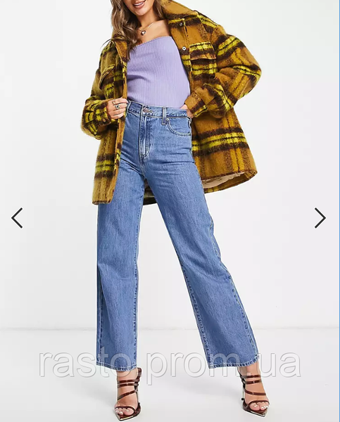 Женские джинсы Levi's High Waisted Straight Jeans, модель A00920009, цвет голубой, размер W32L29 LevStr5 фото