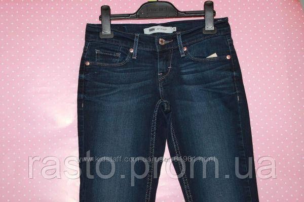 Женские подростковые джинсы LEVIS 524 straiht W24 L32 (размер 0) . Л22 фото