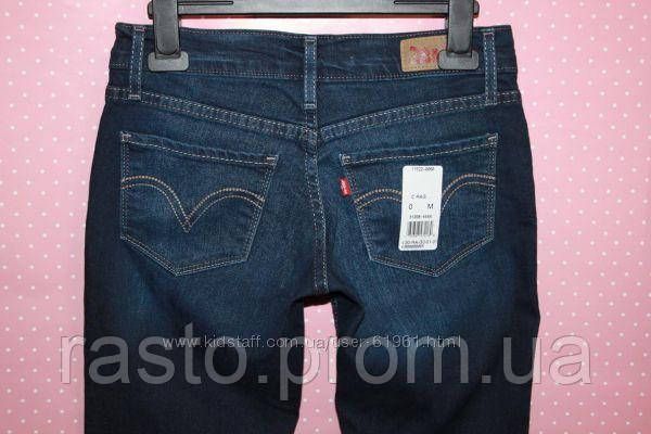 Женские подростковые джинсы LEVIS 524 straiht W24 L32 (размер 0) . Л22 фото