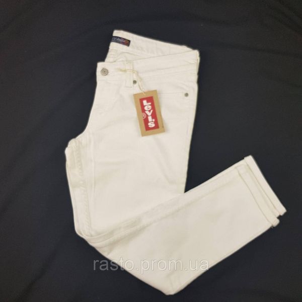 Женские белые джинсы скинни levis demi curve skinny W30 W31 LevSSkin1 фото