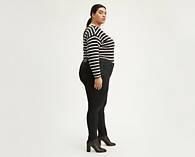 Черные джинсы скинни с высокой посадкой LEVIS hight rise skinny серия плюс W34 бедра 125-145 1156593120 фото