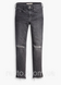 Прямые укороченные джинсы Levis 724 с высокой посадкой, размер W31 черные серые 1432032397 фото 5