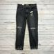 Прямые укороченные джинсы Levis 724 с высокой посадкой, размер W31 черные серые 1432032397 фото 2