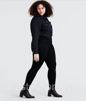 Черные женские джинсы из США Signature by Levi Strauss W22 (W34-W36) 1771049335 фото