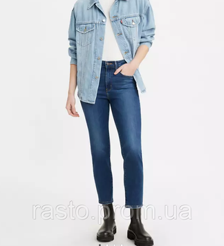 Женские джинсы Levi's&reg; 724 High Rise Slim Straight Crop (последняя пара, размер W27) LevSrt3 фото