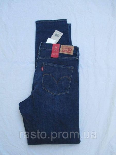Женские джинсы Levis bold curve straight W25L32 синие оригинал из США Л26 фото