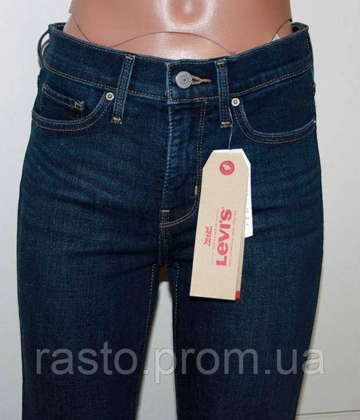 Женские джинсы Levis bold curve straight W25L32 синие оригинал из США Л26 фото