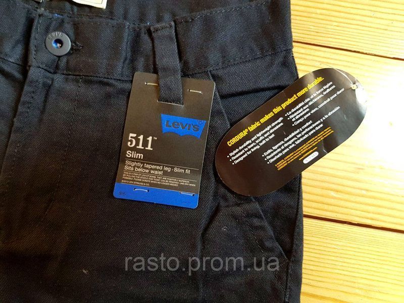 Джинсы для скейтборда LEVIS 511 Slim Jeans Caviar Bull скейтборд подросток 12 , 14 лет W27L27 1156969460 фото
