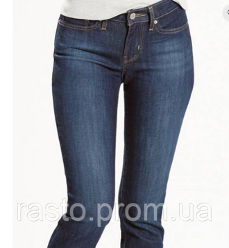 Женские подростковые джинсы LEVIS 524 straiht W25L32 (размер 1) . Л22 фото