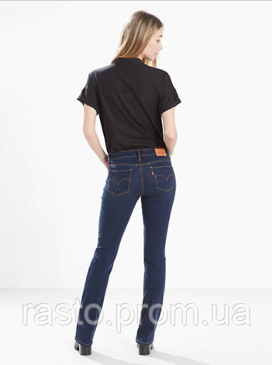 Женские подростковые джинсы LEVIS 524 straiht W25L32 (размер 1) . Л22 фото