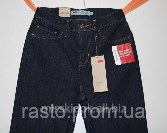 Джинсы женские Levis 512 perfectly slimming boot cat джинсы высокая посадка W27 формирование 492408238 фото