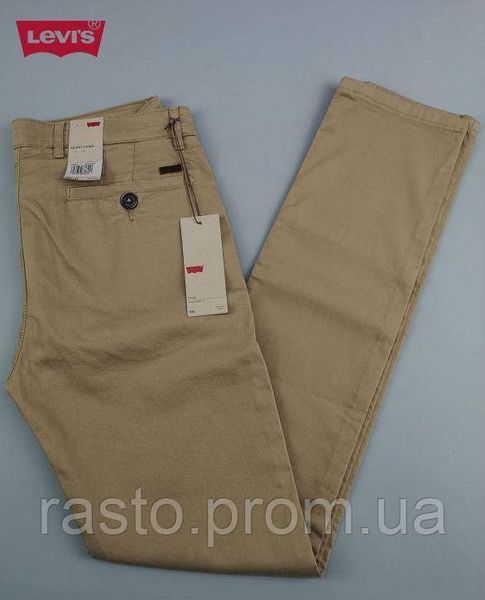 Бежевые женские штаны чиносы LEVIS CHINO W30, W31 1223924448 фото