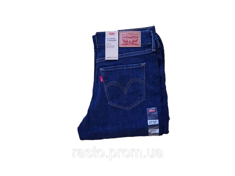 Женские джинсы LEVIS classic straight W27 L30 джинс с вискозой, суперкомфорт 1445031754 фото