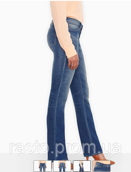Женские джинсы LEVIS bold curve modern rise straight прямые джинсы на фигуру песочные часы W30 L34 495460747 фото