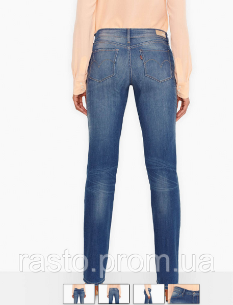 Женские джинсы LEVIS bold curve modern rise straight прямые джинсы на фигуру песочные часы W30 L34 495460747 фото