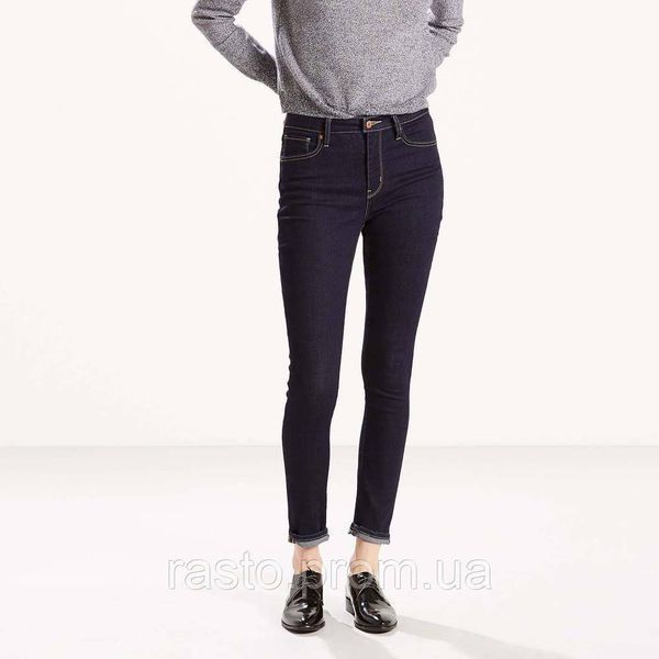 Темносиние джинсы c высокой посадкой LEVIS 721 W28, W31 оригинал США L721ts фото