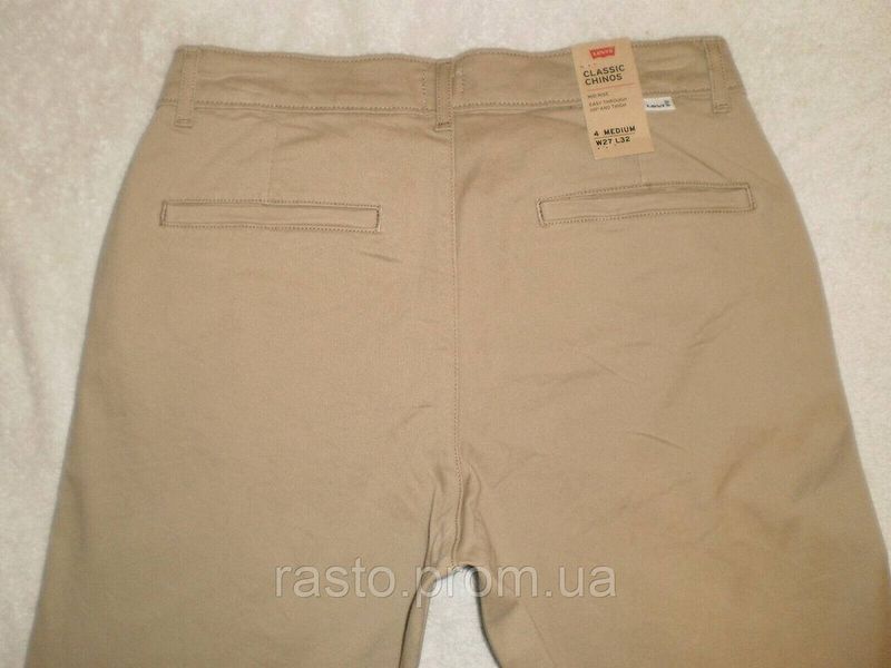 Синие женские штаны чиносы LEVIS CHINO W30, W31 1335821685 фото