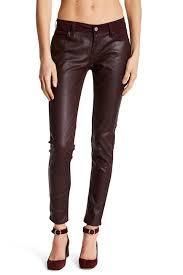 Женские кожаные джинсы levis 535 супер скинни W26 Levis super skinny biker jeans коричневые . Л535 кожа фото