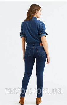 Женские джинсы скульптор LEVIS curvy skinny W27 формирование фигуры темносиние. Фигура "песочные часы" LcurvySkinny фото