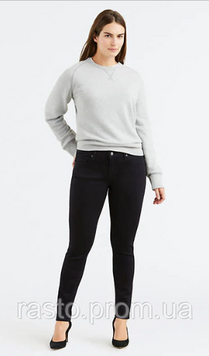 Женские джинсы скульптор LEVIS curvy skinny W27 формирование фигуры черные LcurvySkinny фото