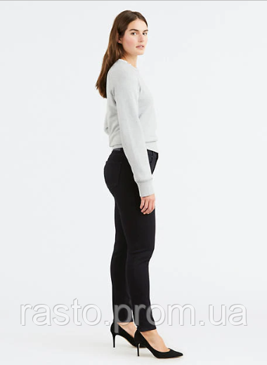 Женские джинсы скульптор LEVIS curvy skinny W27 формирование фигуры черные LcurvySkinny фото