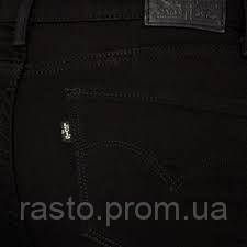 Черные джинсы LEVIS slight curve Straight W25 W26 L36 высокий рост Л21 фото