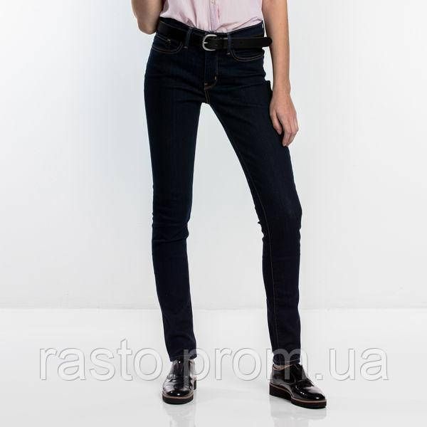 Черные джинсы LEVIS slight curve Straight W25 W26 L36 высокий рост Л21 фото