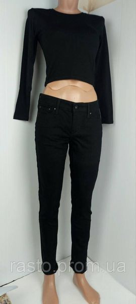 Черные джинсы скинни Levi's Demi Curve Modern Rise Skinny (оригинал). Размер W26L32. 2303450357 фото