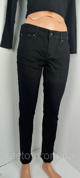 Черные джинсы скинни Levi's Demi Curve Modern Rise Skinny (оригинал). Размер W26L32. 2303450357 фото