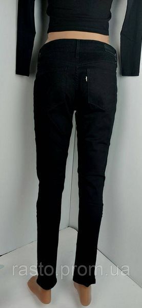Черные джинсы скинни Levi's Demi Curve Modern Rise Skinny (оригинал). Размер W26L32. 2303450357 фото
