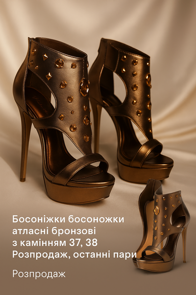 Женские кожаные босоножки на высоком каблуке Black Rooster 37, 38 размер 91 фото