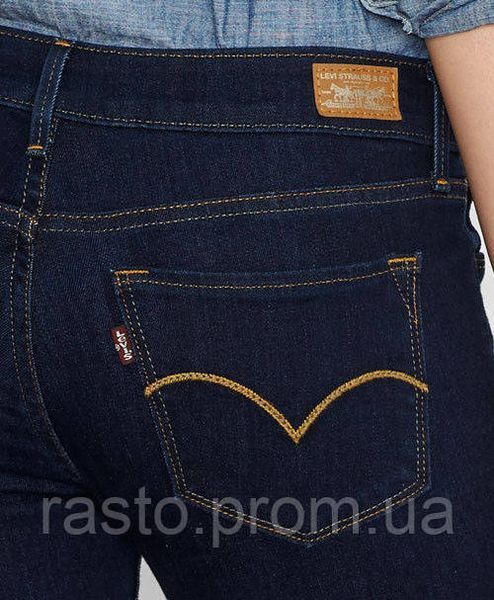 Темносиние женские джинсы из США Signature by Levi Strauss W28, W29, W30 492960302 фото