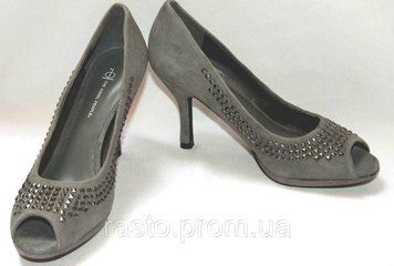 Замшевые женские туфли лодочки с открытым носком The cool people ALDO 36, 36.5, 38 размеры 958020270 фото