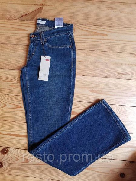 Женские джинсы Levis 524 bootcut синие W27L32, W28L32 синие Л141 фото