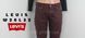 Коричневые кожаные джинсы скинни Levi's Demi Curve Modern Rise Skinny (оригинал). Размер W26L32. 2303451393 фото 1