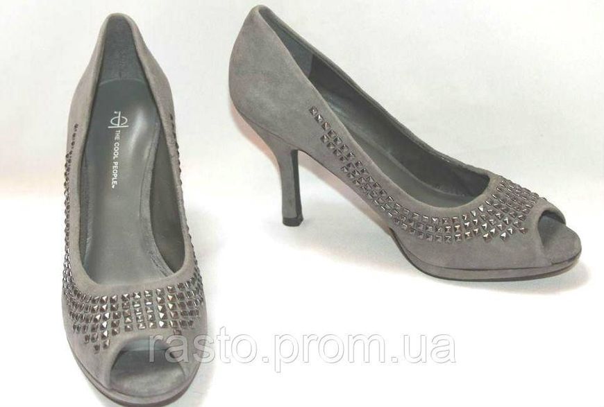 Замшевые женские туфли лодочки с открытым носком The cool people ALDO 36, 36.5, 38 размеры 958020270 фото